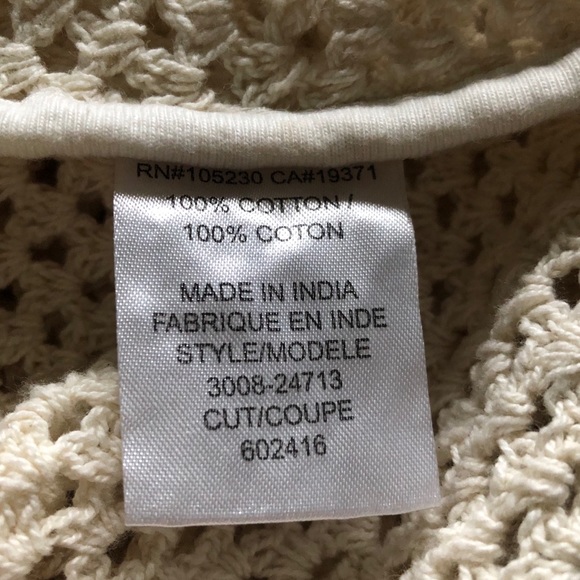 Soft Joie Crocheted Tank Top/Size Small - Picture 5 of 6